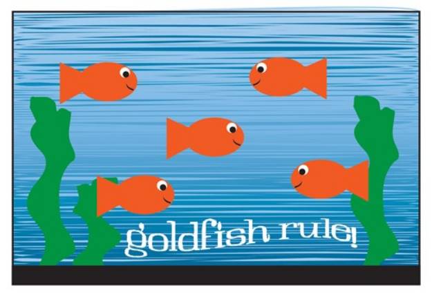 Picture of Goldfish Rule SVG File