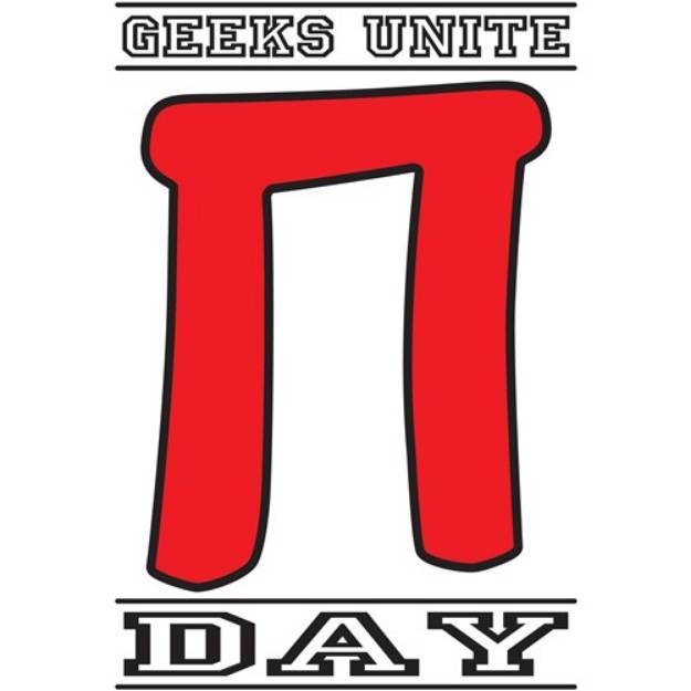 Picture of Geeks Unite Pi Day SVG File