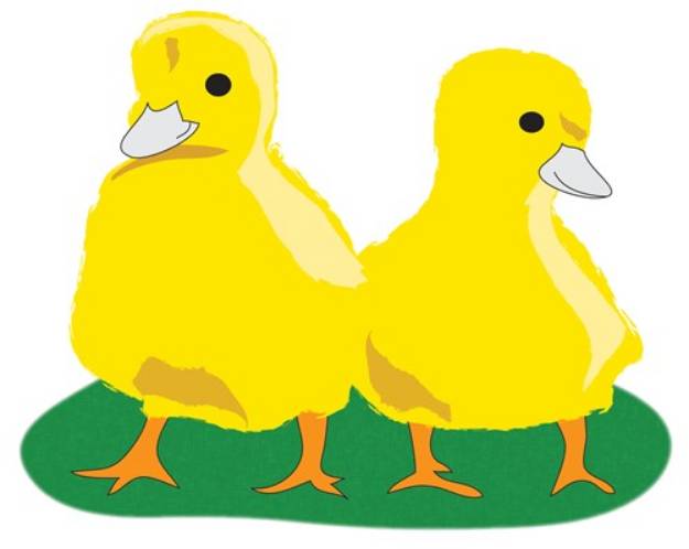 Picture of Yellow Chicks SVG File