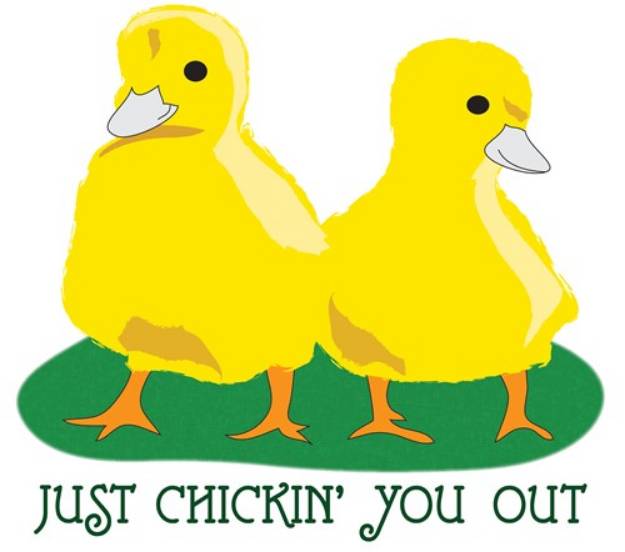 Picture of Chickin You Out SVG File