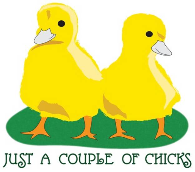 Picture of Couple Of Chicks SVG File