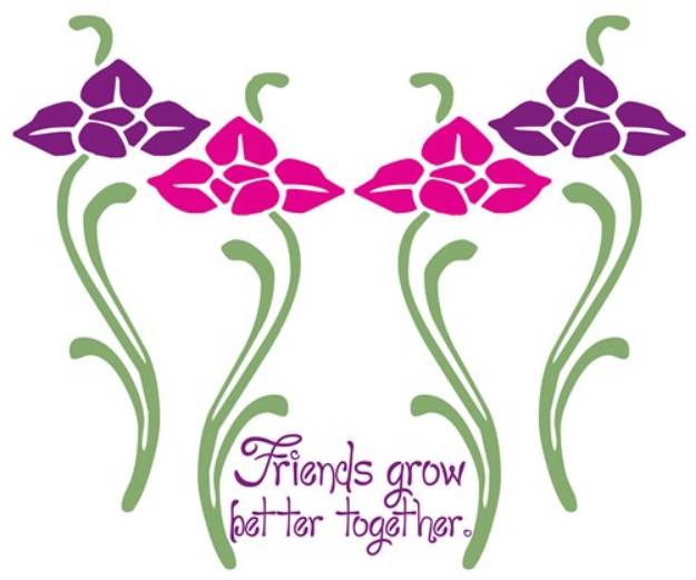 Picture of Friends Grow Together SVG File