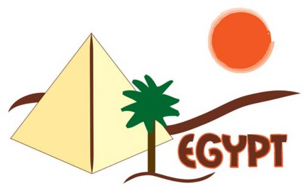 Picture of Egypt Pyramid SVG File
