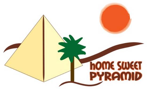 Picture of Home Sweet Pyramid SVG File
