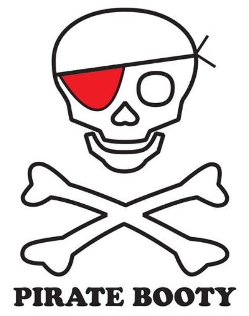 Picture of Pirate Booty SVG File