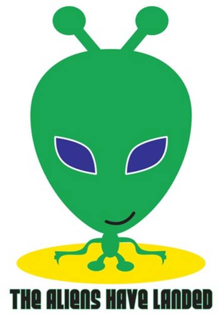 Picture of Aliens Have Landed SVG File