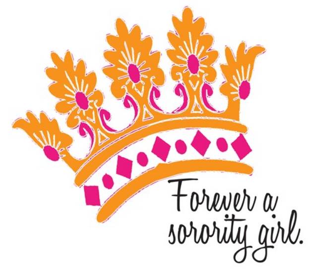 Picture of Sorority Girl SVG File