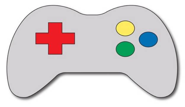 Picture of Game Controller SVG File