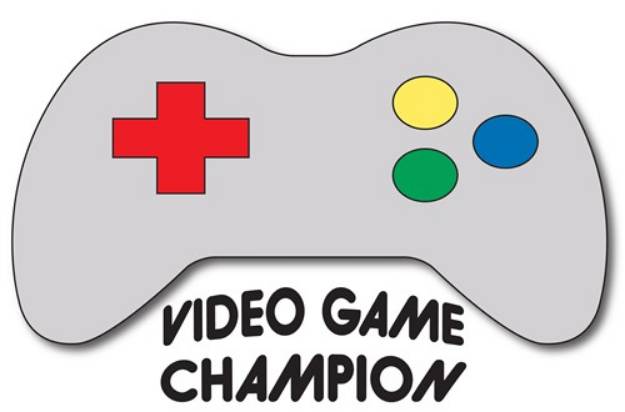 Picture of Video Game Champion SVG File