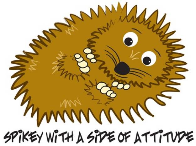 Picture of Spikey With Attitude SVG File