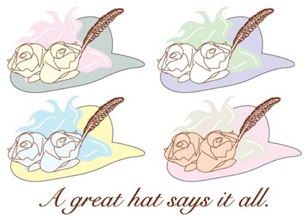 Picture of Great Hat SVG File