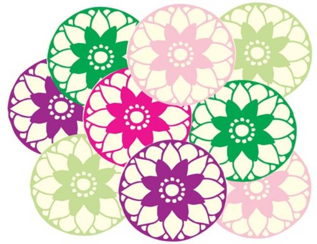 Picture of Summer Kaleidoscope SVG File
