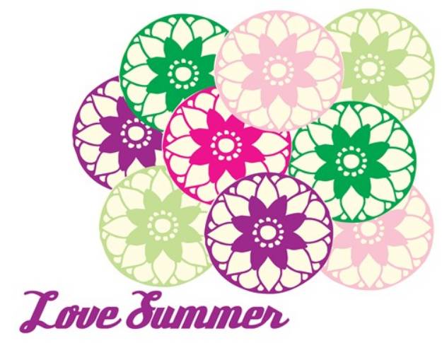 Picture of Love Summer SVG File