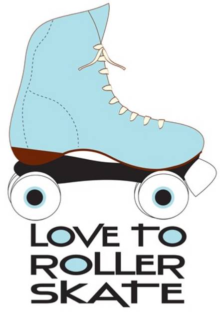 Picture of Love to Skate SVG File