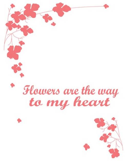 Picture of Way to My Heart SVG File