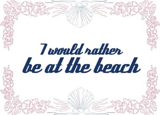 Picture of At the Beach SVG File