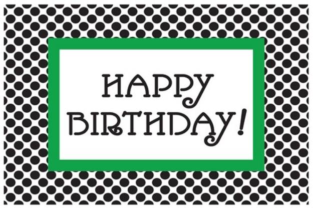 Picture of Happy Birthday Frame SVG File