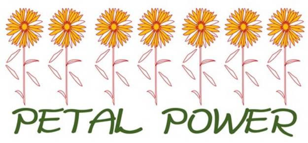 Picture of Petal Power SVG File