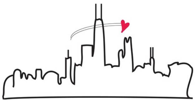 Picture of Chicago Skyline SVG File