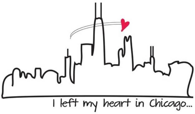 Picture of Heart In Chicago SVG File
