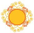 Picture of Sun Swirl SVG File