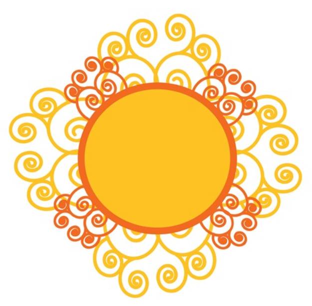 Picture of Sun Swirl SVG File