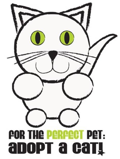 Picture of Adopt a Cat SVG File