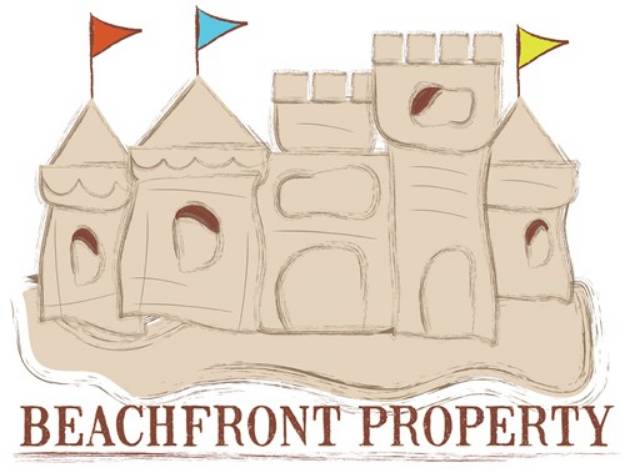 Picture of Beachfront Property SVG File