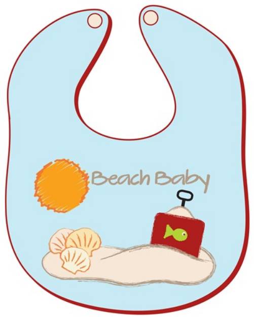 Picture of Beach Baby SVG File