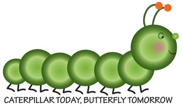 Picture of Caterpillar Today SVG File