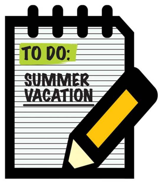 Picture of Summer Vacation SVG File