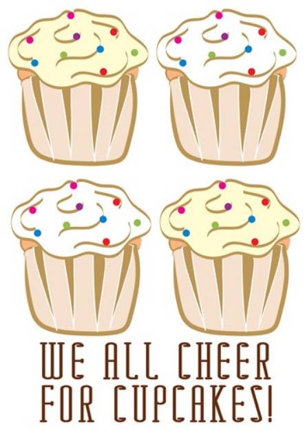 Picture of Cheer For Cupcakes SVG File