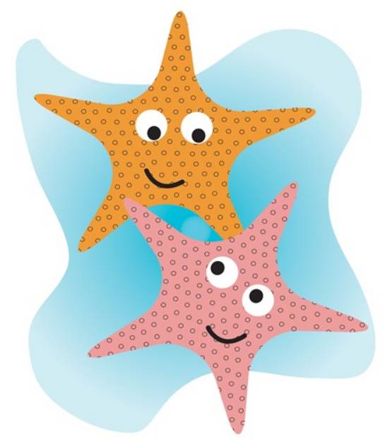 Picture of Happy Starfish SVG File