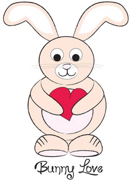 Picture of Bunny Love SVG File