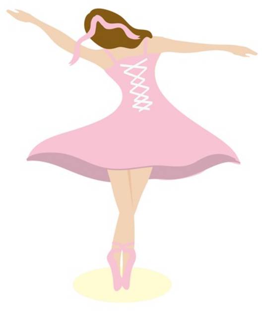 Picture of Ballerina Girl SVG File