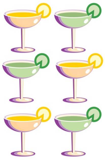 Picture of Cocktail Glasses SVG File