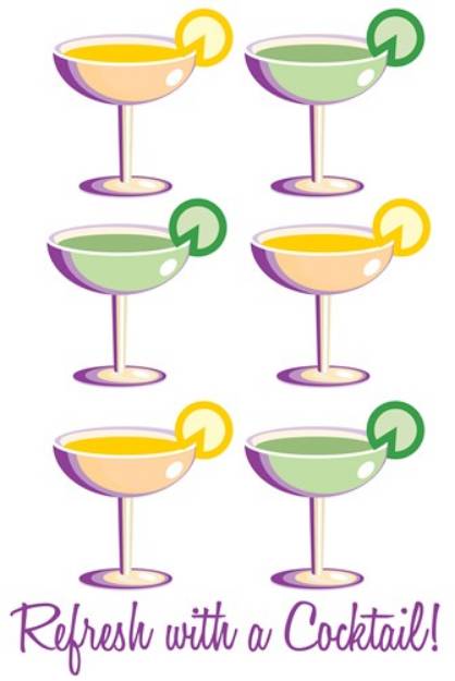 Picture of Refreshing Cocktail SVG File