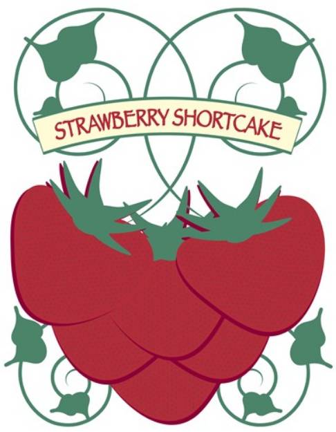 Picture of Strawberry Shortcake SVG File