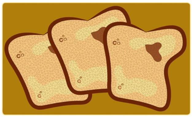 Picture of Toasted Bread SVG File