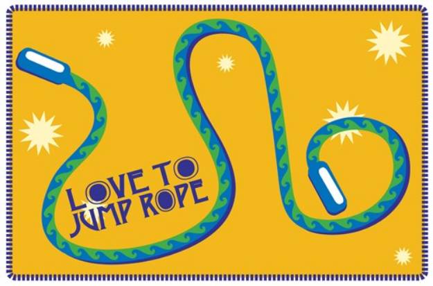 Picture of Love to Jump Rope SVG File