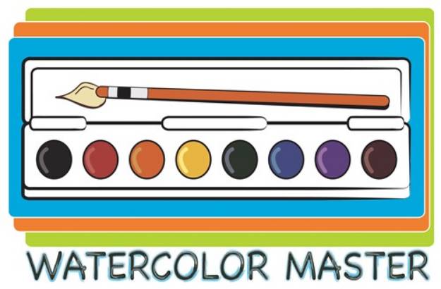 Picture of Watercolor Master SVG File