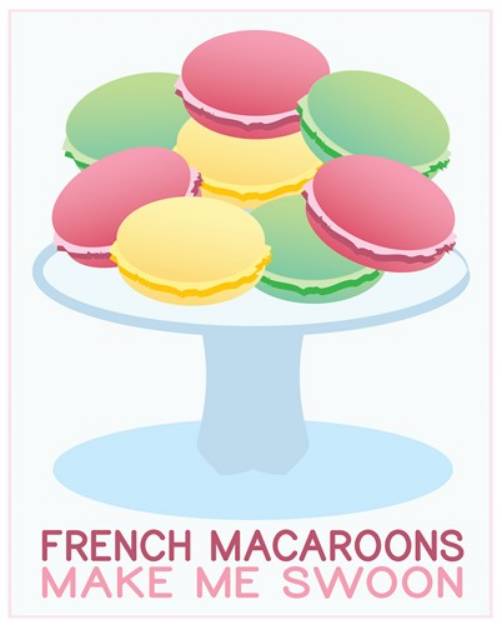 Picture of French Macaroons SVG File