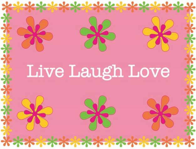 Picture of Live Laugh Love SVG File
