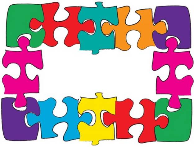 Picture of Puzzle Pieces SVG File