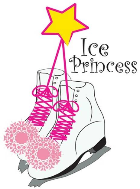 Picture of Ice Princess SVG File