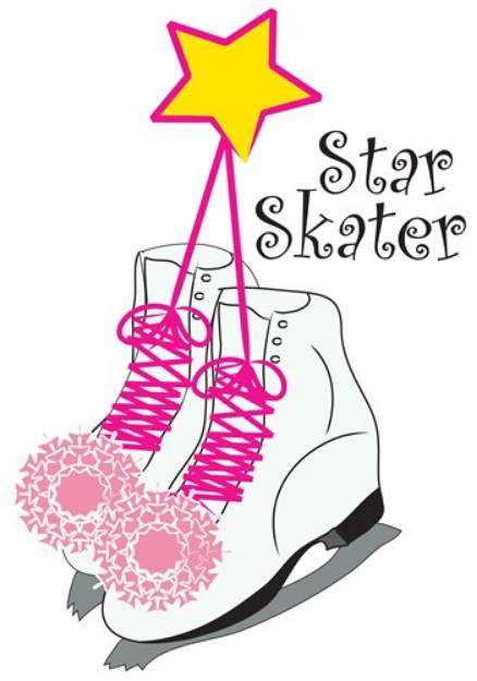 Picture of Star Skater SVG File