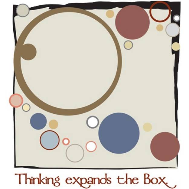 Picture of Thinking Expands the Box SVG File