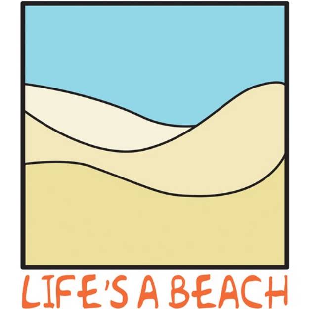 Picture of Lifes a Beach SVG File