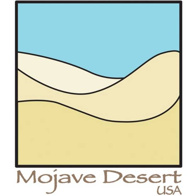 Picture of Mojave Desert USA SVG File