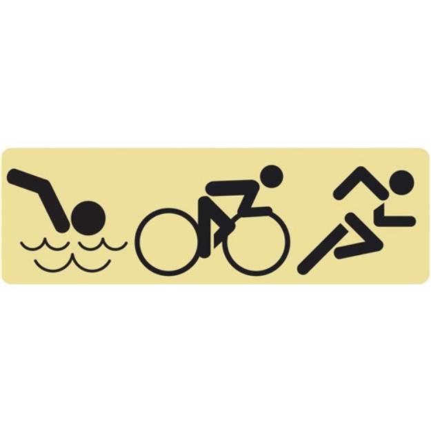 Picture of Swim Bike Run SVG File